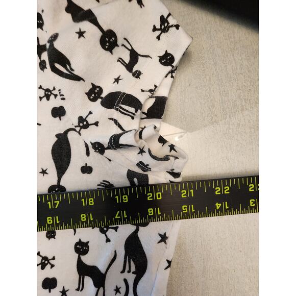 Lite Wear SZ XL Halloween Mid Century Black Cat T-Shirt Women's - Picture 7 of 8